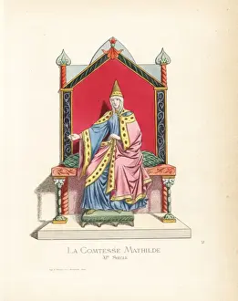 1860 Prints: Matilda of Tuscany, 1046-1115