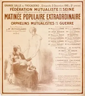 Populaire Prints: Matinee Populaire Extraordinaire au profit des Orphelins Mut