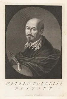Palette Prints: Matteo Rosselli, Italian painter, 1578-1650