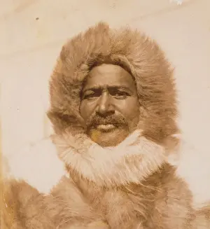 Alexander Prints: Matthew Alexander Henson, head-and-shoulders portrait, facin
