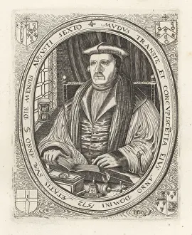 Nobility Prints: Matthew Parker, English bishop, 1504-1575