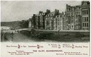 Scarborough Prints: Matthews St Nicholas Boarding House, Scarborough, Yorkshire