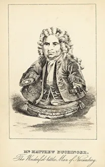 Memoirs And Anecdotes Prints: Matthias Buchinger, German artist and performer, 1674-1722