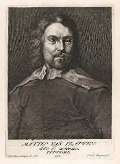 Draughtsman Prints: Matthieu van Plattenberg, Flemish painter, c.1607-1660