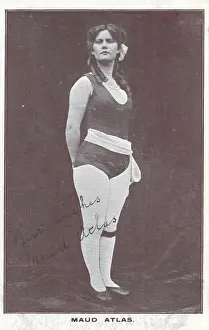 Parents Prints: Maud Atlas music hall strongwoman