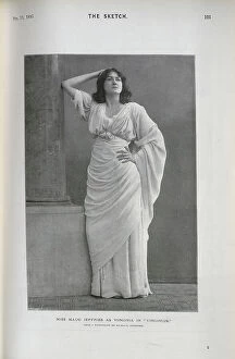 Virginia Collection: Maud Jeffries, actress, as Virginia in Virginius