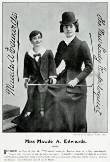 Images Dated 17th February 2017: Maude Edwards ventriloquist