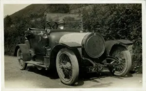 Swansea Prints: Maudslay Vintage Car, Cwmllynfell
