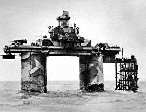 Images Dated 12th October 2004: Maunsell Sea Fort, Thames Estuary; Second World War, 1944