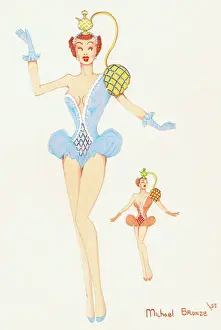 Maureen Prints: Maureen - Murrays Cabaret Club costume design