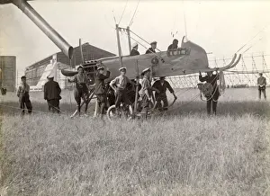 The Maurice Farman fuselage of an SS airship