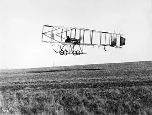 Larkhill Prints: Maurice Tetard flying a Bristol Boxkite at Larkhill 1911
