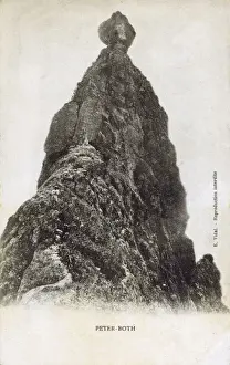 Indies Prints: Mauritius - Pieter Both Mountain