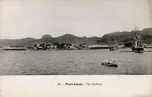Mauritian Prints: Mauritius - Port Louis - The Harbour
