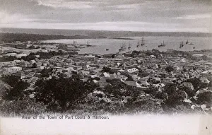 Mauritius - Port Louis - Panoramic View of Town & Harbour Mauritius - Port Louis Mauritius - Port Louis - Panoramic View of Town & Harbour Mauritius - Port Louis