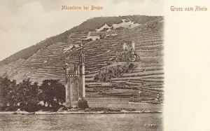 Bingen Prints: Mauseturm, Bingen, Germany