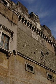 Images Dated 8th March 2009: Mausoleum of emperor Hadrian or Castle Sant Angelo. Rome