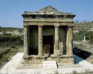 Mausoleum Prints: Mausoleum of Fabara. SPAIN. Fabara. Roman art