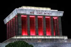 Mausoleum Prints: Mausoleum of Ho Chi Minh, Ba Dinh Square, Hanoi, Vietnam
