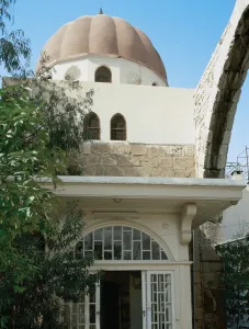 Mausoleum of Saladin (1138-1193). Built in 1196. Entrance. U Mausoleum of Saladin (1138-1193). Built in 1196. Entrance. U
