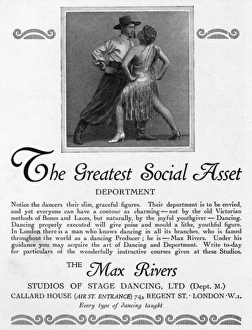 Adverts Gallery: Max Rivers Studios of Stage Dancing advertisement