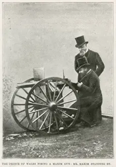 Maxim and his machine gun