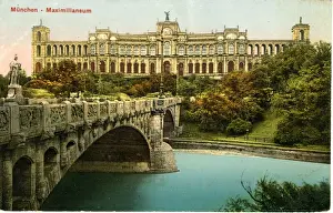 Munchen Prints: The Maximillaneum, M&#x2e8e896e- Munich, Bavaria