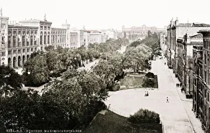 Munchen Prints: Maximillianstrasse, Munich, Munchen, Germany
