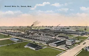 Maxwell Prints: Maxwell Motor Company Factory, Detroit, Michigan, USA
