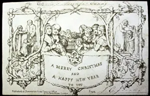 On May 1st, 1843 English Academic painter and illustrator John Callcott Horsley designed the first commercially produced and printed Christmas card, commissioned by English civil servant and inventor Henry Cole