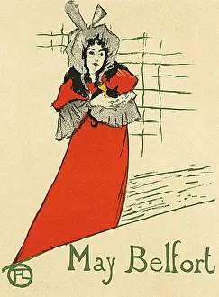 Toulouse Prints: May Belfort / Lautrec 19C