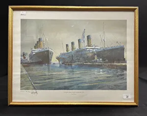 Harley Prints: May Collection, limited edition print, Olympic and Titanic