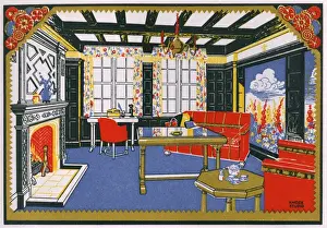 Beams Prints: May Fair Hotel interior