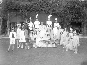 Fairly Prints: The May Queen with attendants, Mid Wales