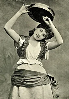 Tambourine Prints: May Somerville as a Dancing Girl