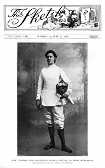 Images Dated 11th April 2016: May Toupie Lowther, tennis player and fencer