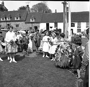 Bouquets Collection: Mayday celebrations, East Dean, East Sussex