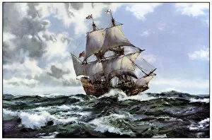 The Mayflower II mid-Atlantic
