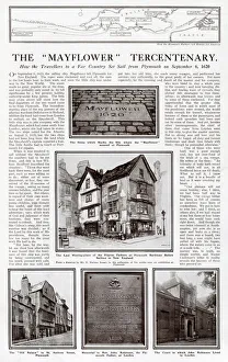Founding Prints: Mayflower-related locations, Plymouth, Devon