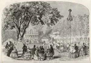 Maypole Gallery: MAYPOLE DANCE 1858