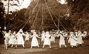 Maypole Prints: Maypole dancing