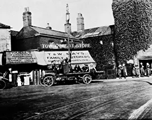 Tramlines Prints: Mays family butchers shop, Great Yarmouth, Norfolk