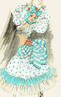 Dressmaking Prints: Mc Page One Girl - Murrays Cabaret Club costume design