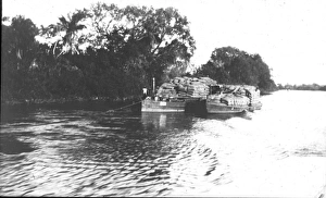 Abgf Collection: McCarthy Island (seed boat in river)