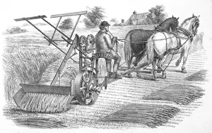 Horse Drawn Prints: Mccormicks Reaper
