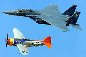 Thunderbolt Prints: McDonnell Douglas F-15E Strike Eagle - Republic Thunderbolt
