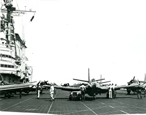 McDonnell FH-1 Phantoms aboard the USS Franklin D. Roose?