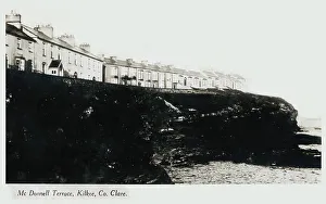 Kilkee Prints: McDonnell Terrace, Kilkee, Co. Clare, Republic of Ireland