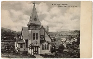 M.E. Church, Belington, Barbour County, West Virginia, USA Date: circa 1910
