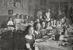 Harrow Prints: Meal-time at St Saviours Home for Girls, Harrow